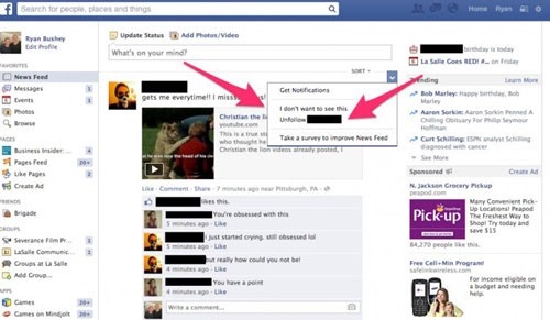 Cách chặn những status nhảm nhí trên Facebook