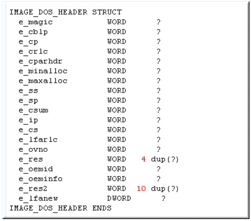 Cơ bản về cấu trúc PE file - dos_header
