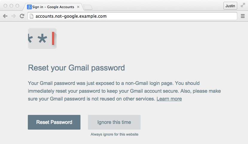 Bảo vệ tài khoản Google với Password Alert
