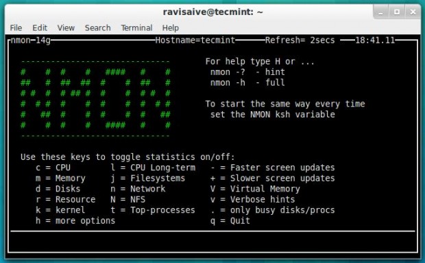 20 công cụ giám sát hiệu năng hệ thống Linux - Nmon